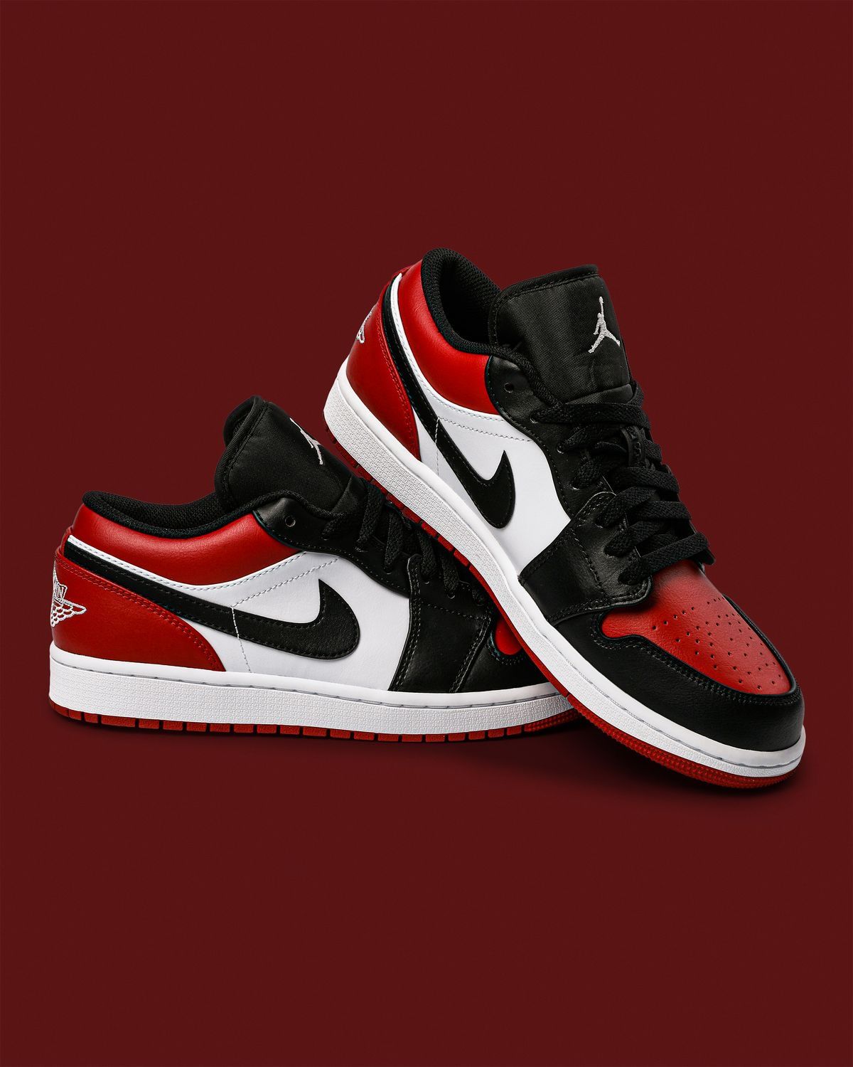 Air Jordan 1 Low Bred Toe (Semi Ua Quality)